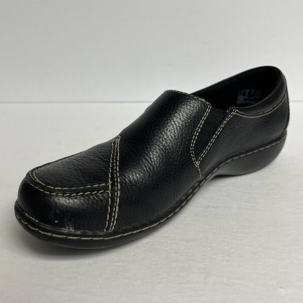 Clarks Womens Ashland Lane Q Slip On Black 8.5 M